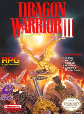 Dragon Warrior III (USA) box cover front